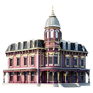 Classic Victorian Building PNG Qfu