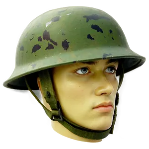 Classic Vietnam Soldier Helmet Png 06272024 PNG image