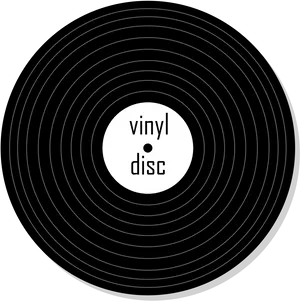 Classic Vinyl Record Graphic PNG