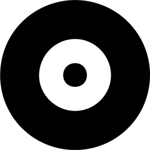 Classic Vinyl Record Icon PNG