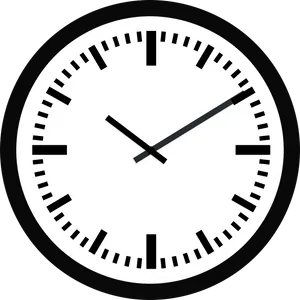 Classic Wall Clock Illustration PNG image
