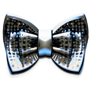 Classic White Bow Tie PNG 05252024