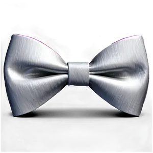Classic White Bow Tie PNG 34