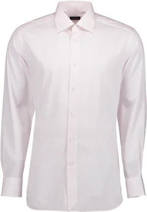 Classic White Dress Shirt PNG image