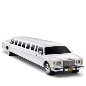 Classic White Limo Png Oao89 PNG image