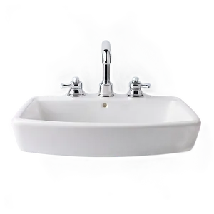 Classic White Porcelain Sink Png 17 PNG image