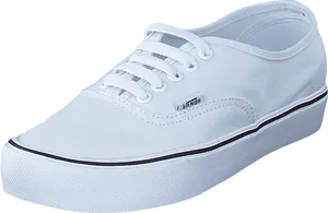 Classic White Vans Sneaker.png PNG image