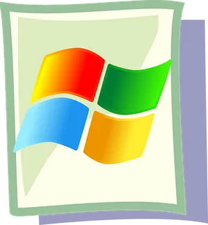 Classic Windows Logo PNG image