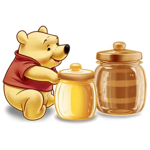 Classic Winnie The Pooh Honey Jar Png Ley83 PNG image