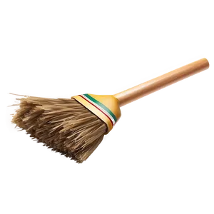 Classic Wooden Broom PNG Gbc