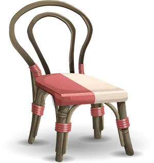 Classic Wooden Chair Design PNG image