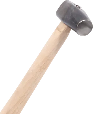 Classic Wooden Handle Hammer PNG image