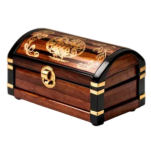 Classic Wooden Music Box Png 06282024 PNG image