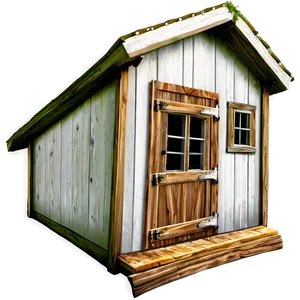 Classic Wooden Outhouse Png Ago PNG image