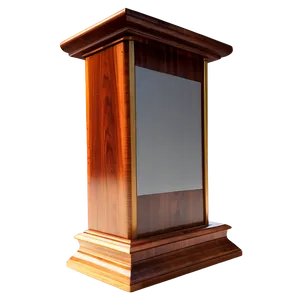 Classic Wooden Podium Png 73 PNG image