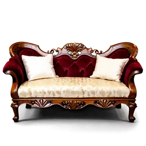 Classic Wooden Sofa Png 67 PNG image
