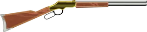 Classic Wooden Stock Shotgun PNG