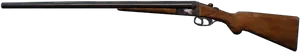 Classic Wooden Stock Shotgun PNG