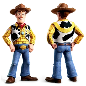 Classic Woody Pose PNG 05232024