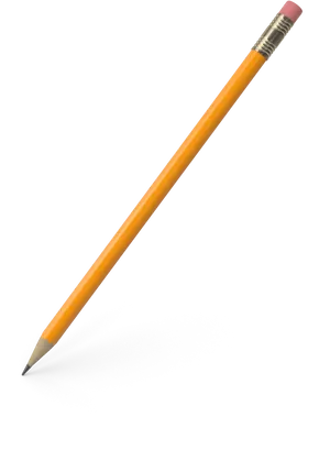 Classic Yellow Pencil Black Background.jpg PNG image