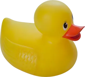 Classic Yellow Rubber Duck PNG image