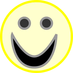 Classic Yellow Smiley Face PNG image