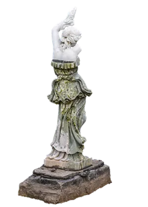 Classical Female Statue Art PNG image