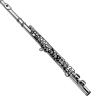 Classical Flute Illustration PNG