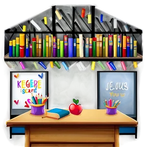 Classroom Background PNG Mdh47