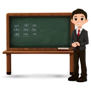 Classroom Blackboard PNG 05232024