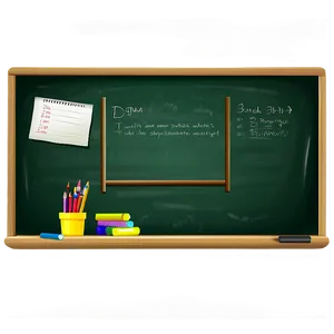 Classroom Board PNG 05232024