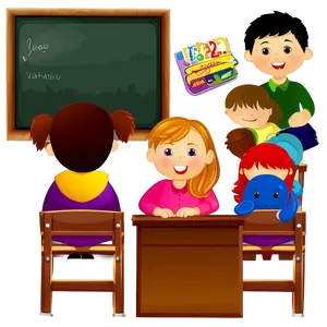 Classroom Clipart PNG Muv