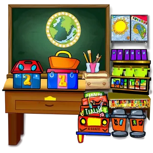 Classroom Decoration PNG 43