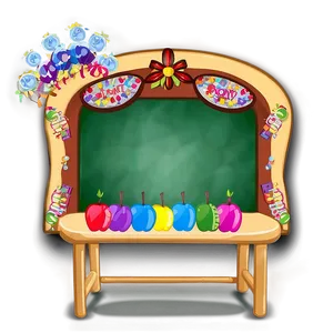 Classroom Decoration PNG Rgs14