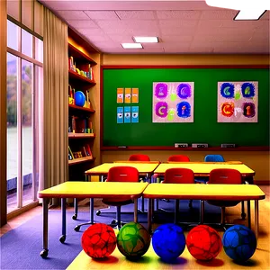 Classroom Design PNG Qws