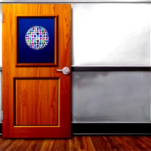 Classroom Door PNG 05232024