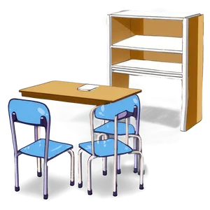 Classroom Furniture PNG Epj