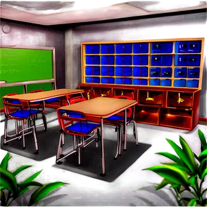 Classroom Furniture PNG Ffo