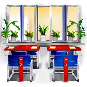 Classroom Illustration PNG 81