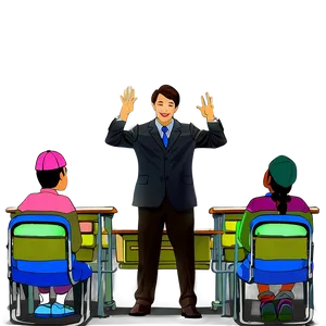 Classroom Scene PNG 05232024
