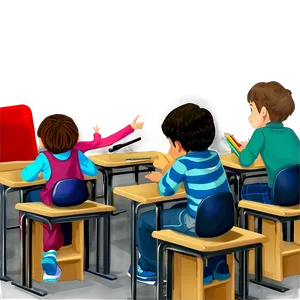 Classroom Scene PNG 05232024