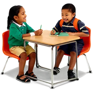 Classroom Students PNG Iev