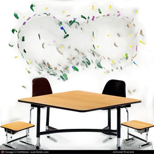 Classroom Table PNG 35