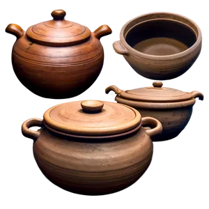 Clay Cooking Pots PNG 57