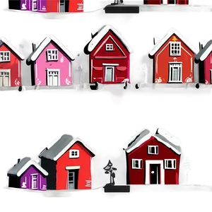 Clay Miniature Houses PNG Xom PNG