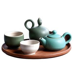 Clay Tea Set Collection PNG Uhb63 PNG