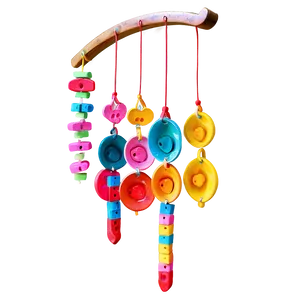 Clay Wind Chimes PNG Kpy PNG