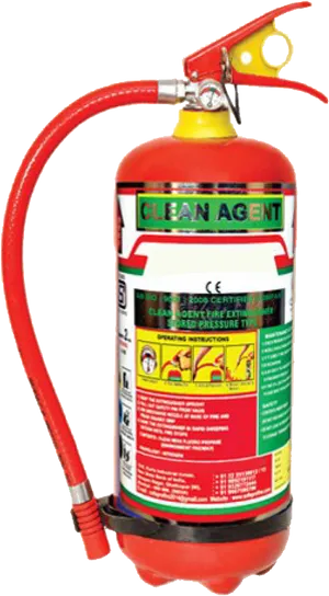 Clean Agent Fire Extinguisher PNG image