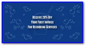 Cleaning Service Discount Promotion PNG image