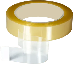 Clear Adhesive Tape Roll PNG image